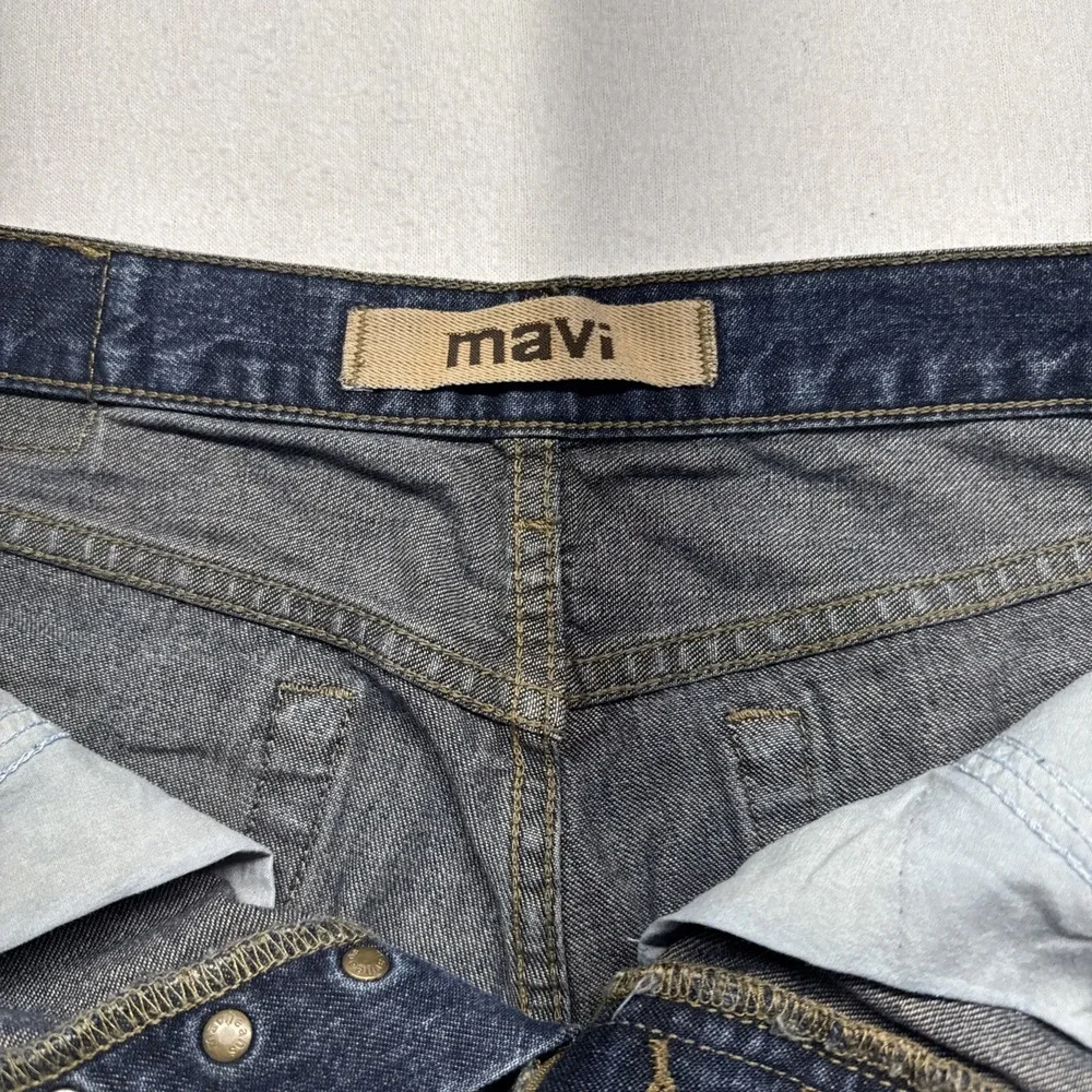 Mavi Womens Molly Low Rise Flare Jeans , Button Fly 31*34